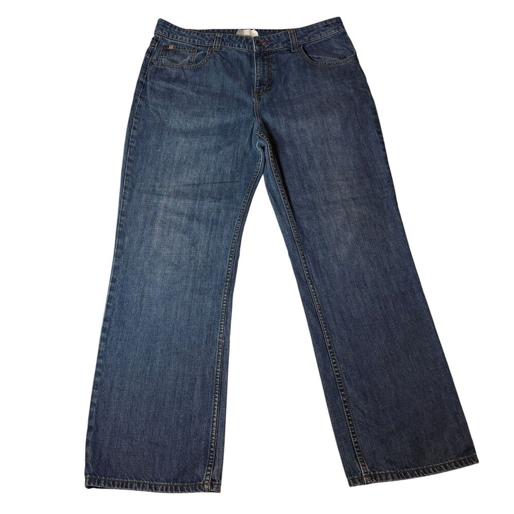 O’Neill Men’s Jeans Size 36x30.5 Blue Denim Relaxed Straight Leg 5 Pocket